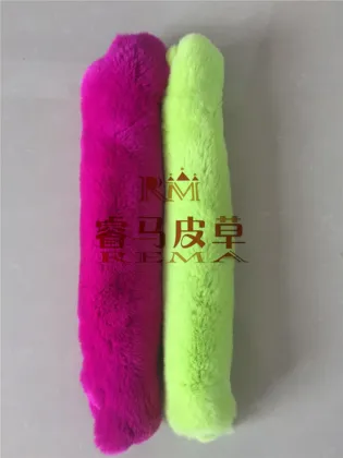 Dyed Color Rex Rabbit Fur Pelts Rex Skins For Sale