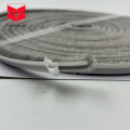 Tira de mohair de lana impermeable de silicona para ventanas