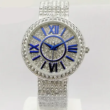 Full iced-out Lady's Jewellery wrist watch