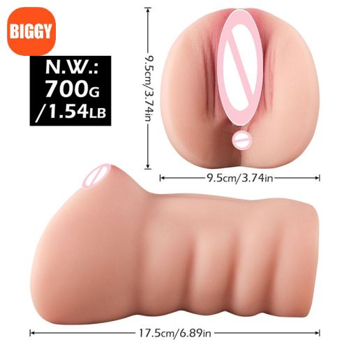 Bocina de bolso realista para simulação sexual oral masculina