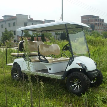 Golf cart used gas with off-road tire