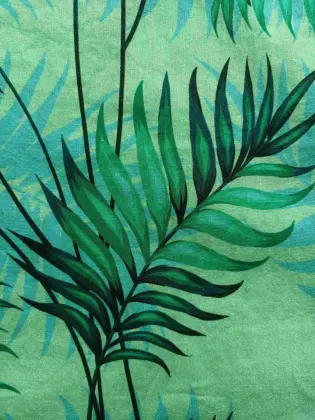 Palm Print Men's Short Sleeve