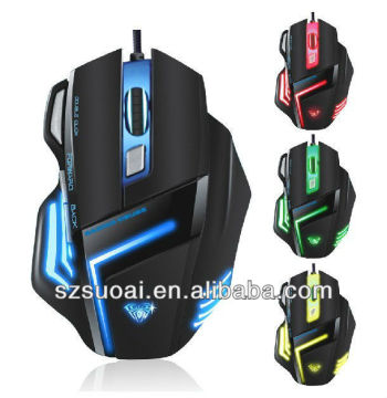2015 hot selling wired gaming laser mouse 8200dpi