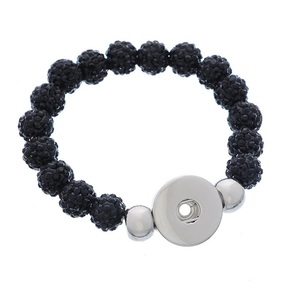 Shamballa Beads Noosa Snap Bracelet