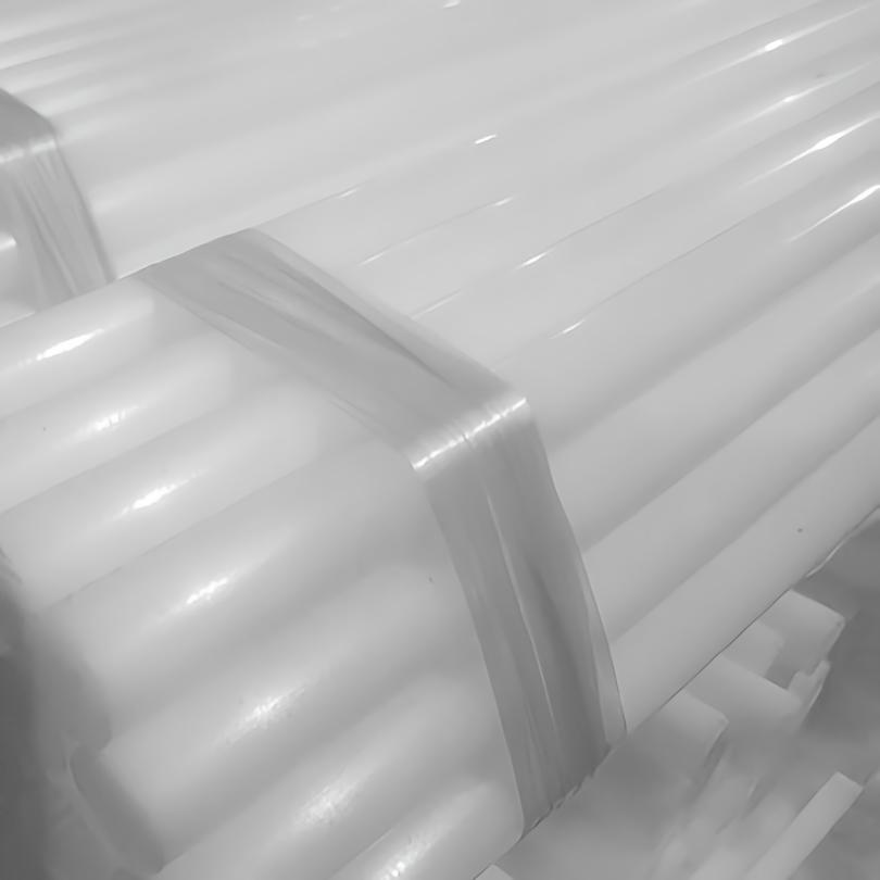 12mm White Solid POM Rod