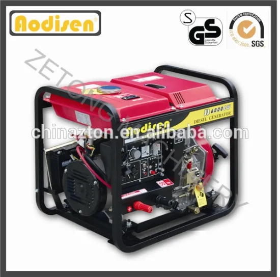 5000w 186f engine single phase portable diesel generator