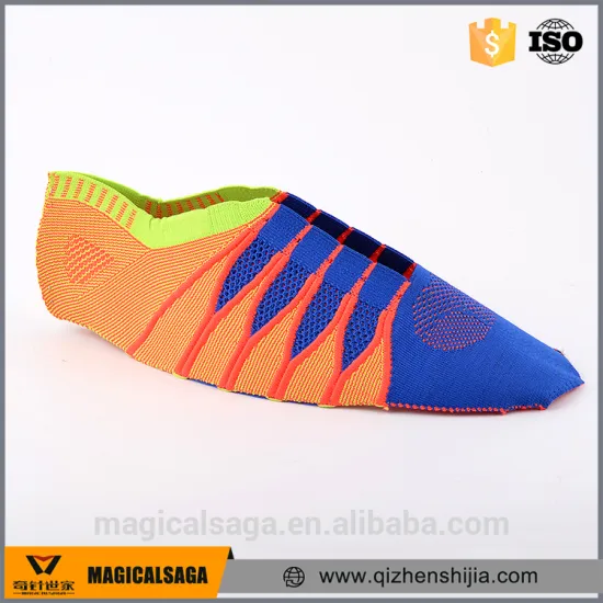 China fujian male light running shoes upper manufacturer