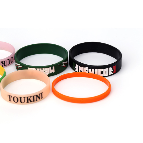 Trade assurance customized customized logo wristband