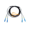 2F SC-SC SM Armored TPU Patch Cords blindados para exteriores