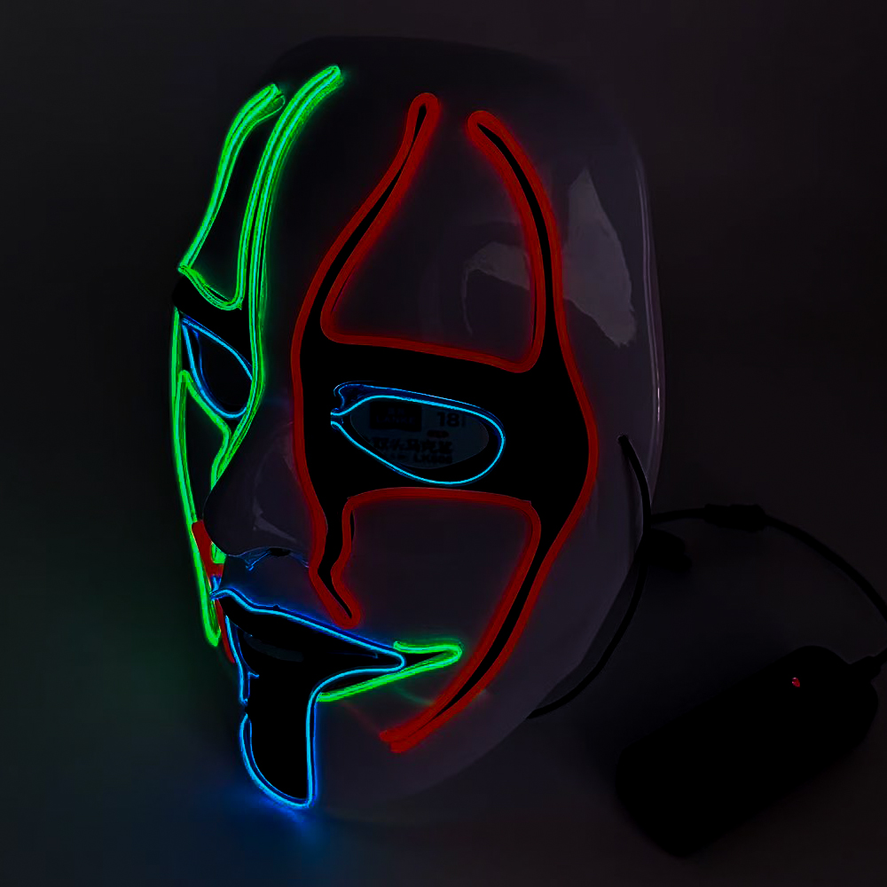 Full Face Terrifying Light-Up Masks