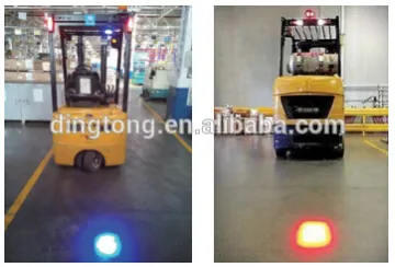 9-110v 6w forklift blue spot light for forklift backup lights