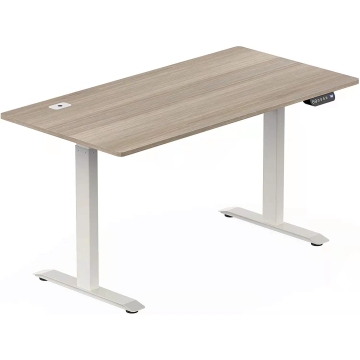 Contemporary Dual Motor Electric Sit-Stand Desk with 3-Stage Legs and 800N Weight Capacity
