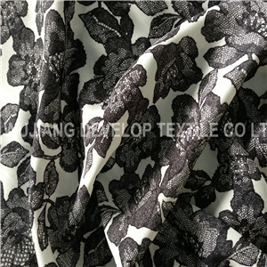 Polyester Spandex Fancy Crepe Georgette Fabric with Printed (DT5017)
