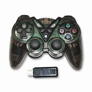 Joypad, with 8 to 10m Operating Distance and Built-in Dual Shock Motors