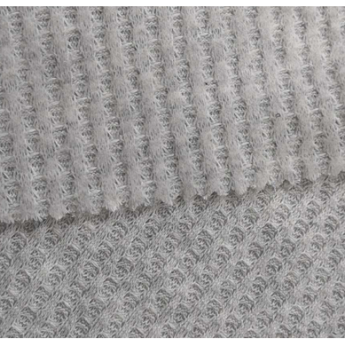 Knitting crepe leather jacquard fabric