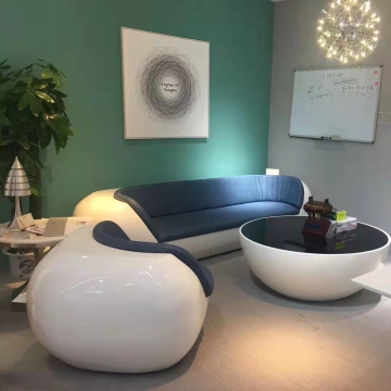Modernes, zeitgenössisches 3-Sitzer-Bürosofa
