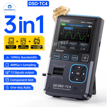 DSO-TC4 Multifunctional Digital Oscilloscope Support 8 Language