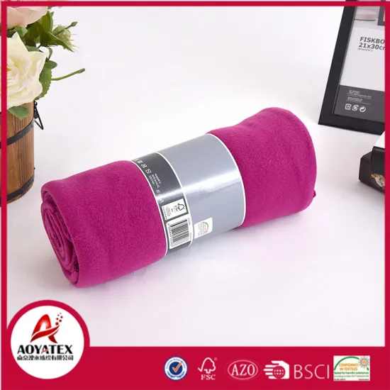 promotion 100%polyester cheap polar fleece blankets