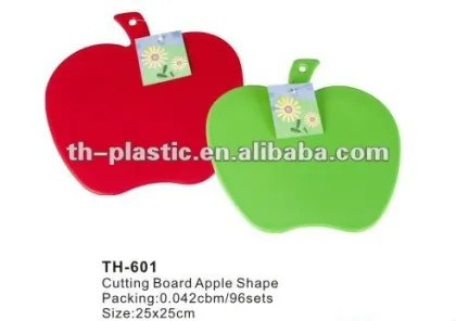 plastic chopping board,plastic apple shape cutting board