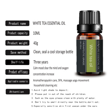Natural White Tea Essential Oil For Skincare Massage