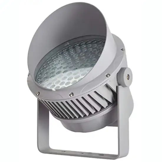 High-Power LED Flood Lights for Outdoor Building Illumination in Warm White Color