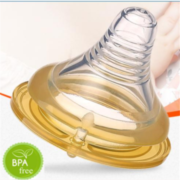 Bayi silikon Teat Bottle Nipple Wide L