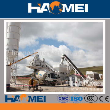 YHZS75 compact concrete batching plant