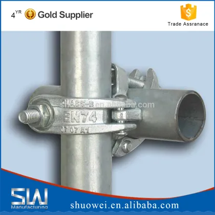 EN74 Fixed right angle clamps