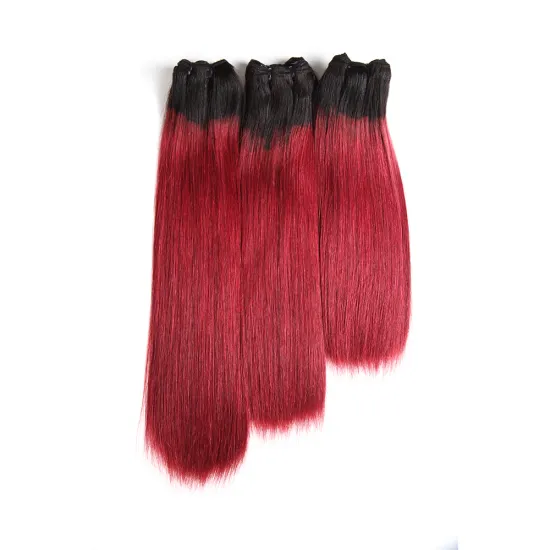 Soft Virgin Unprocessed Maintain Style Classic Brazilian 1B/99J# Double Drawn Remy Virgin Fashion Idol Hair Weave