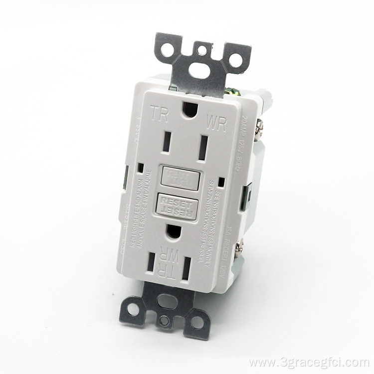 15 Amp Weather Resistant GFCI Outlet