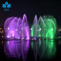 فواره آب موسیقی لیزری شناور بزرگ در فضای باز