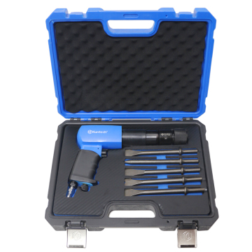 Multi-functional Pneumatic Impact Shovel Kit - Air Hammer Tool for Brake Pads and Rust Removal