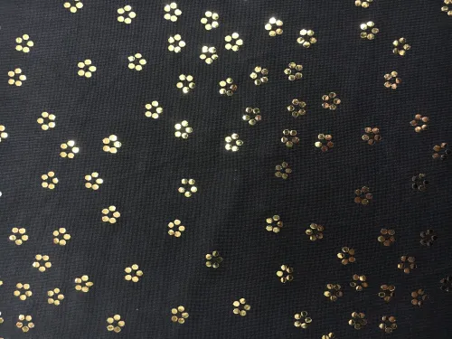 New Design FDY Printing Crinkle Fabric With Small Flower