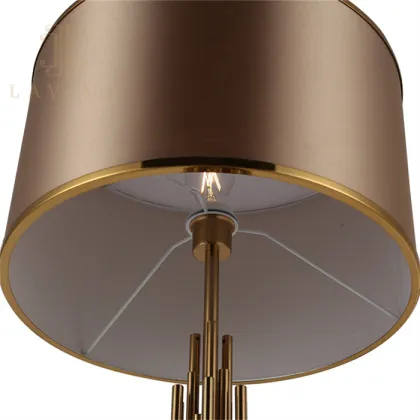 Modern Classic E27 Iron Golden Office Floor Lamp