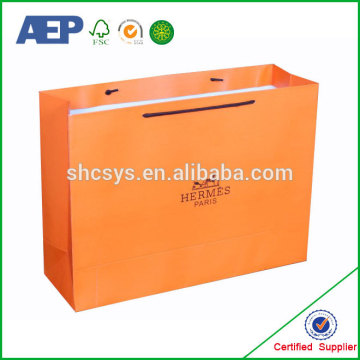 wholesale custom cheap shopping paper bag printing
