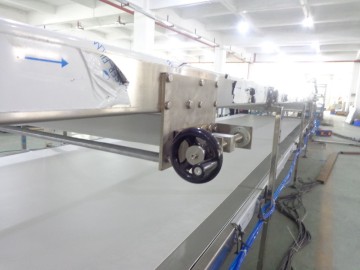Double buffer belt line for automatic production line