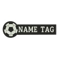 High quality 3d soccer series embroidery patch