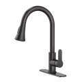 Grifo de cocina de acero inoxidable negro grifo barato flexible