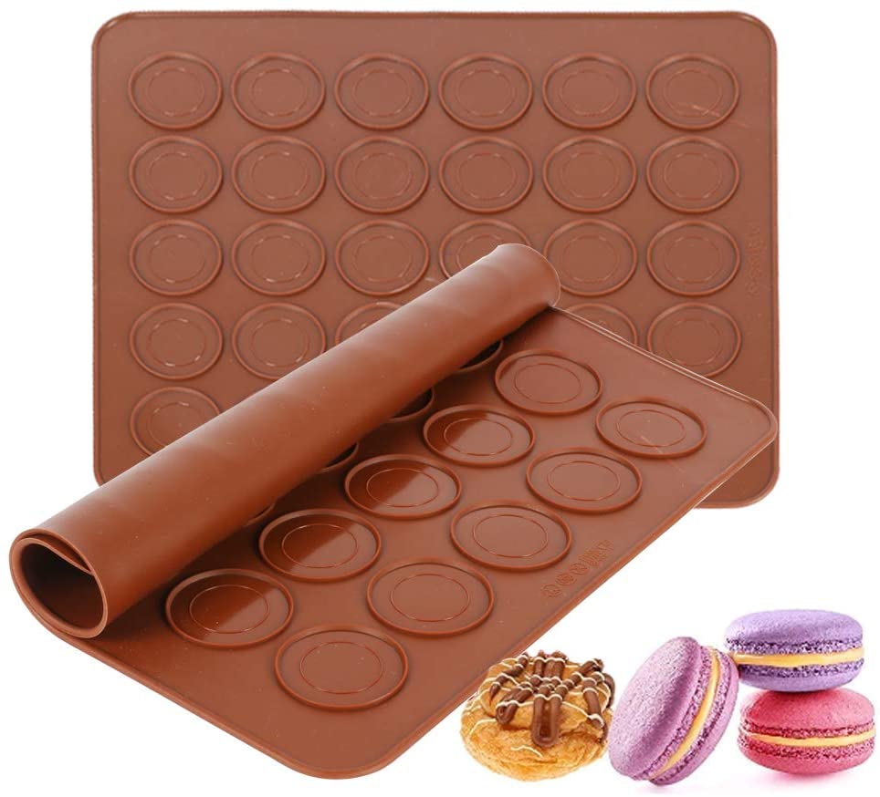 Macarons de 48 trous Moule de cuisson à pâtisserie en silicone