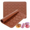 Macarons de 48 trous Moule de cuisson à pâtisserie en silicone