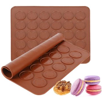 Macarons de 48 trous Moule de cuisson à pâtisserie en silicone