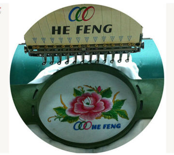 Newest Computerized Embroidery Machine Single Head for Cap/T-Shirt/Flat/3D/ Towel Embroidery