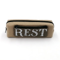 Custom unisex real rest cute canvas pencil case