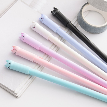 Kawaii Stationery: New Design Cute Cartoon Cat Ink Pen for Office and School