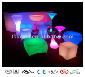 Battery plastic led bar furniture led furniture dry bar furniture