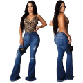 Bell Bottom Jeans for Women Ripped