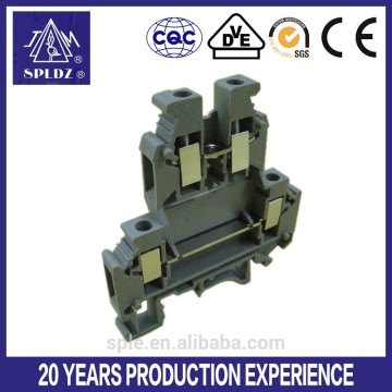 UK din rail 32A double layer terminal block UKK5