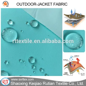 Polyester breathable stretch softshell fabric
