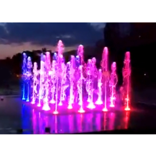 Construct landscape floor fountain
