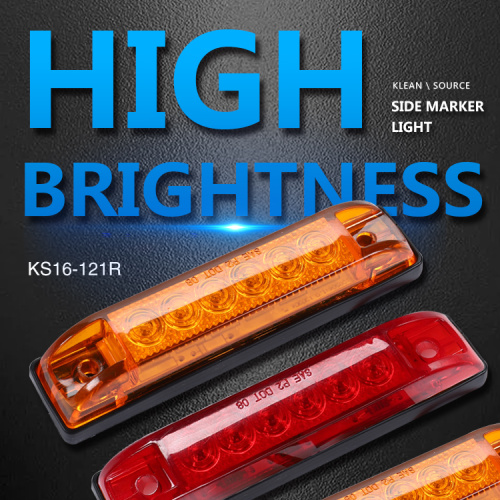 પાછળની પાતળી લાઇન સપાટી માઉન્ટ માર્કર લાઇટ